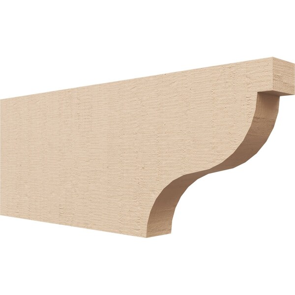 Ekena Millwork 2in. W x 8in. H x 20in. L Garner Woodgrain TimberThane Rafter Tail, Primed Tan RFTUR02X08X20GARRCPR - main